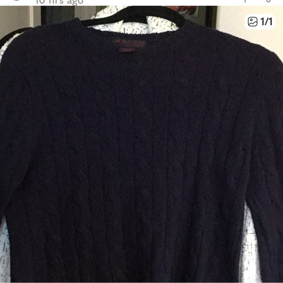 Lauren Ralph Lauren Black Long Sleeve Top - Picture 2 of 2